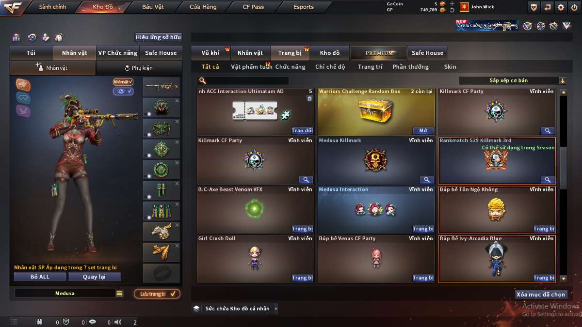 shop acc cf uy tin gia re